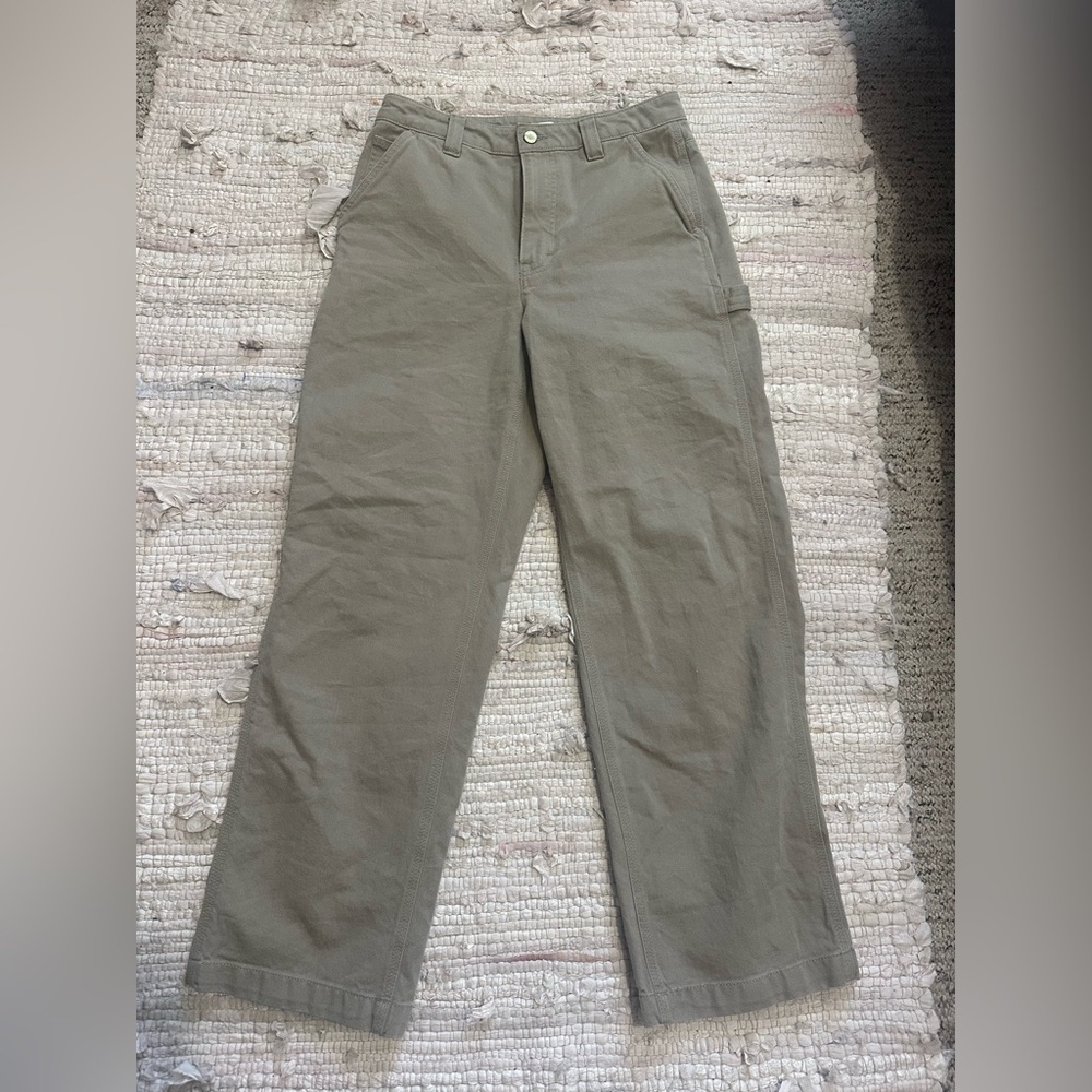 Aritzia TNA Beige Cargo Pants